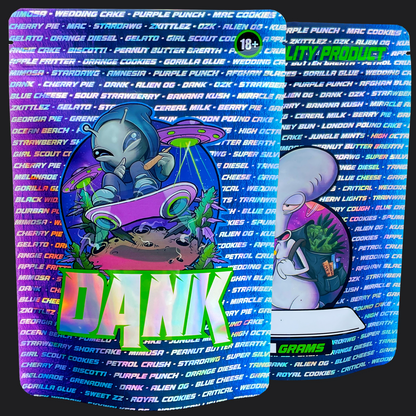 DANK Mylar Bags 28G Holographic